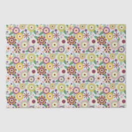 Retro Groovy Blume Seidenpapier