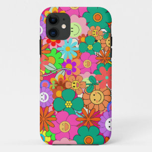 Retro Groovy Boho Hippie Blume Case-Mate iPhone Hülle