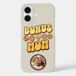 Retro Groovy Bonus Mama 70er Ästhetische Stepama iPhone 16 Hülle
