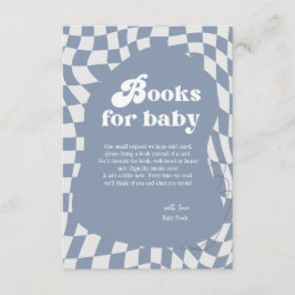 Retro Groovy Books for Baby Shooting Card Begleitkarte