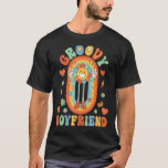 Retro Groovy Boyfriend Groovy Birthday Party Groov T-Shirt<br><div class="desc">Retro Groovy Boyfriend Groovy Geburtstagsparty Groovy 1</div>