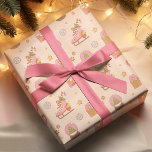 Retro Groovy Christmas Holiday Rollerskates Geschenkpapier<br><div class="desc">Retro Groovy Weihnachtsfeiertage Rollerskates Wrapping Paper Geschenkwrap bietet ein groovantes,  lustiges Weihnachtsbild von Friedensschildern,  Rollerskates,  Schneeflocken,  Geschenken,  Blume,  Schneelöcken,  Retro-Musikbänder und Bonbons auf pfirsichfarbenem Hintergrund. Ideal für Weihnachtsgeschenke für Familie und Freunde. Von Evco Holidays entworfen www.zazzle.com/store/evcoholidays</div>