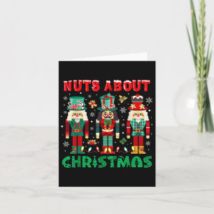 Retro Groovy Christmas Nuts Über Christmas Nutcra Karte