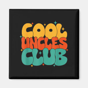 Retro Groovy Cooler Onkel Club Lustiger Neuer Onke Magnet