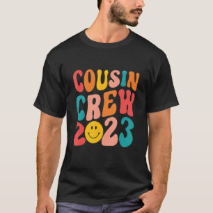 Retro Groovy Cousin Crew 2023 Wiedersehen Summer V T-Shirt