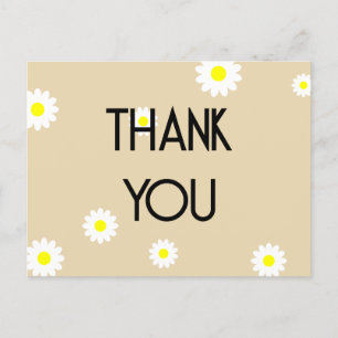 Retro Groovy - Danke Postkarte