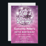 Retro Groovy Disco Party Foto Geburtstag Einladung<br><div class="desc">Retro Groovy Disco Party Foto Einladung zum Geburtstag</div>