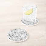 Retro GROOVY Diskothek Ball Brautparty Sandstein Getränkeuntersetzer<br><div class="desc">Mit unserer Kollektion Retro Disco Ball Bridal Shower Invitations & Decor können Sie in die Vergangenheit zurückblicken. Tauchen Sie ein in die Nostalgie des 70ers mit gedämpften beigen und grauen Arkaden, die durch zauberhafte Schriftart aus silberfarbenem Glitzer ergänzt werden. Die typische Retro-Disco-Bühne erinnert an eine Zeit des Disco-Glamours und bewahrt...</div>