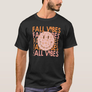 Retro Groovy Fall Vibes Pumpkin Gewürz Herbst Dank T-Shirt