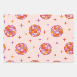 Retro Groovy Frische Pasta machen Geschenkpapier Set