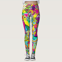 Retro Groovy FUN 60er Jahre Liebe Colorful Funky