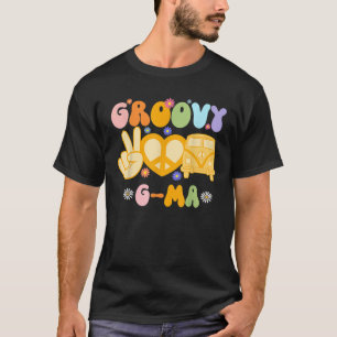 Retro Groovy G ma Oma Hippie Familie Matching m T-Shirt
