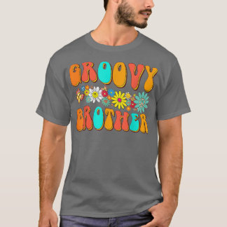 Retro Groovy Geburtstagsfamilie Matching Niedlich  T-Shirt