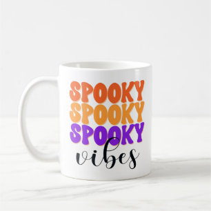Retro Groovy Gruselige Stimmung Vintage Halloween Kaffeetasse