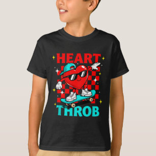Retro Groovy Herzklopfen Valentinstag Kleinkinder T-Shirt