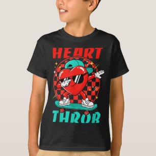 Retro Groovy Herzklopfen Valentinstag Kleinkinder T-Shirt