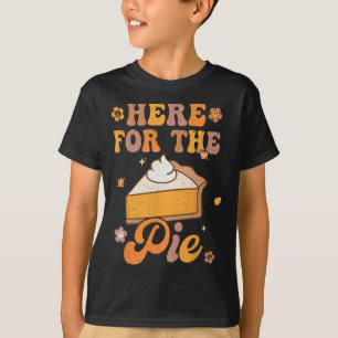Retro Groovy hier für den Kuchen Erntedank Pumpkin T-Shirt