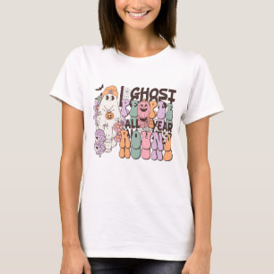 Retro Groovy I Ghost People das ganze Jahr über Sh T-Shirt