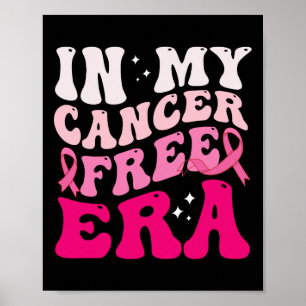 Retro Groovy in meinem krebsfreien Brustkrebs A Poster