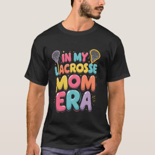 Retro Groovy in meiner Lacrosse-Mom-Ära Lustig Süß T-Shirt