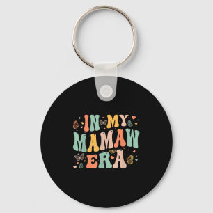 Retro Groovy in meiner Mamaw-Ära Muttertag Frauen Schlüsselanhänger