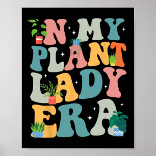 Retro Groovy in meiner Pflanze Lady Era Xmas Garta Poster