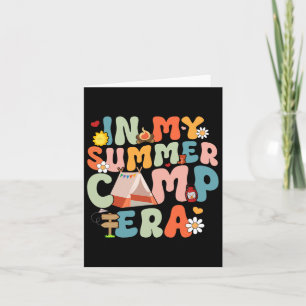 Retro Groovy in meiner Sommercamp-Ära Sommerlager  Karte