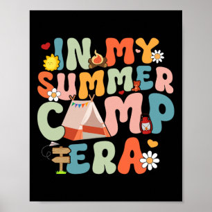 Retro Groovy in meiner Sommercamp-Epoche Sommercam Poster