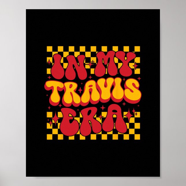 Retro-Groovy in meiner Travis-Ära Poster (Vorne)