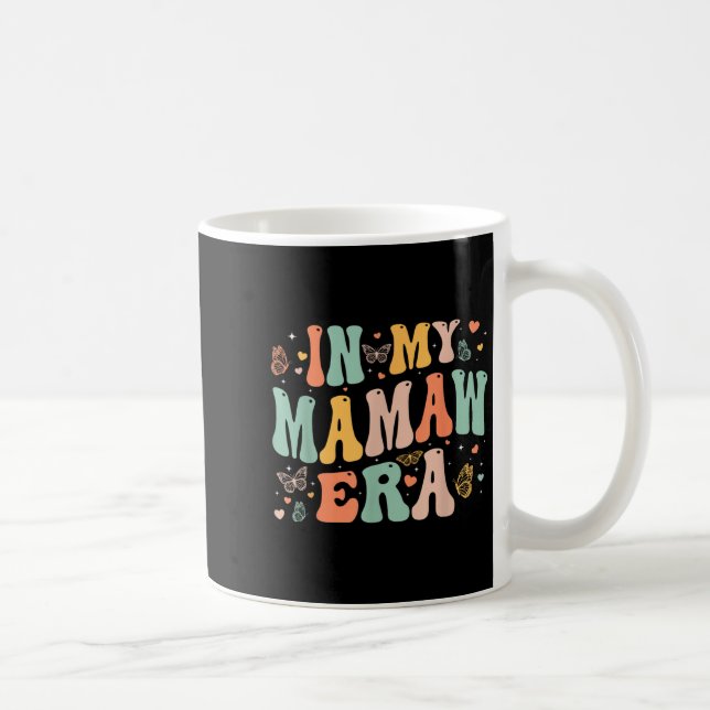 Retro Groovy In My Mamaw Era Mother's Day Women  Kaffeetasse (Rechts)