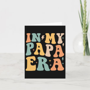Retro Groovy in My Papa Ära Vater &# s Day Karte