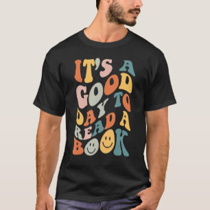 Retro Groovy Itu2019s Ein guter Tag, um ein Buch z T-Shirt