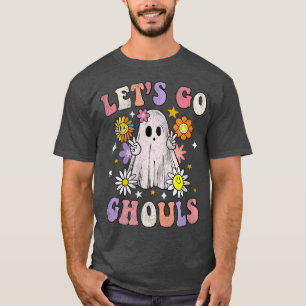 Retro Groovy Lasse Go Ghouls Ghost 70er Hippie Hal T-Shirt