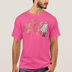 Retro Groovy Lasst uns gehen Ghouls Geist 70er Hip T-Shirt