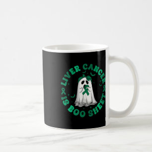 Retro Groovy Liver Cancer ist boo Sheet Ghost Gree Kaffeetasse