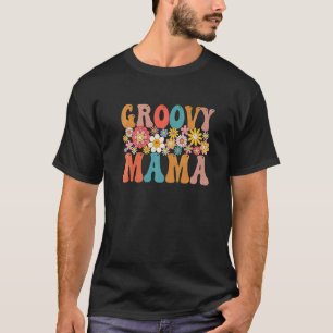 Retro Groovy Mama 1. Geburtstag Party Familie Matc T-Shirt