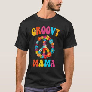 Retro Groovy Mama Familie 1. Geburtstag Party 1 T-Shirt