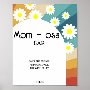 Retro Groovy \ Mama-osa-Bar-Poster Poster