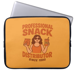 Retro Groovy Mama Professioneller Snack-Verteiler Laptopschutzhülle