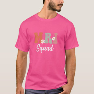 Retro Groovy MRI Squad Radiology MRT Technologe T-Shirt
