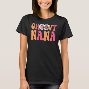 Retro Groovy Nana Matching Family 1. Geburtstag Pa T-Shirt