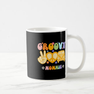 Retro Groovy Nonnie Grandma Familie Matching Mutte Kaffeetasse