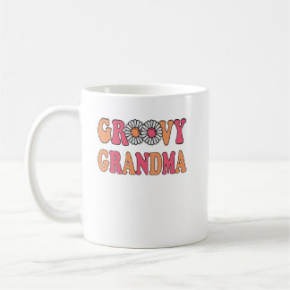 Retro Groovy Oma Matching Family Kaffeetasse