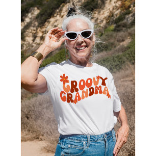 Retro Groovy Oma Shirt,Groovige Großmutter T-Shirt