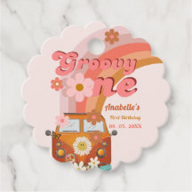 Retro Groovy one Daisy Blume Geburtstagsparty