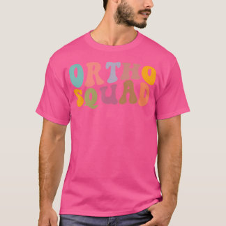 Retro Groovy Ortho Squad Orthopädie Krankenpfleger T-Shirt