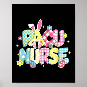 Retro Groovy Pacu Krankenschwester Bunny Ohr Lusti Poster