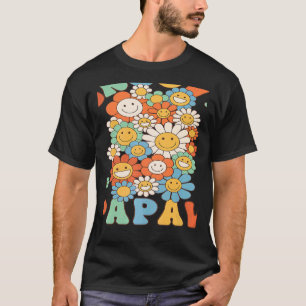Retro Groovy Papaw Groovy Geburtstagsparty Matchin T-Shirt