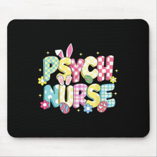 Retro Groovy Psych Krankenschwester Hasenohren Lus Mousepad