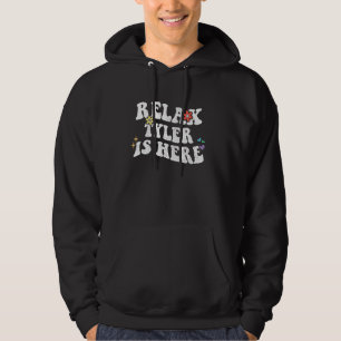 Retro Groovy Relax TYLER ist hier die lustige Mutt Hoodie